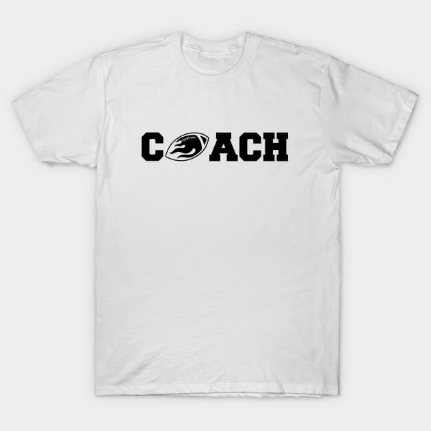 Football Coach T-Shirt by Oiyo